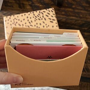 Erin Condren Peach and Gold Patterned Box